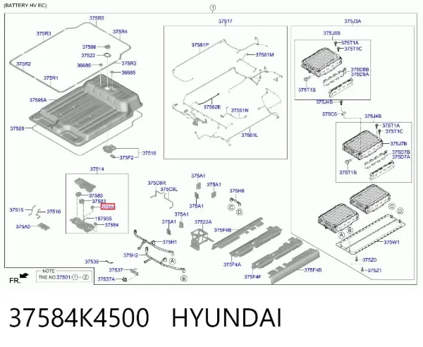  37584K4500 Hyundai/Kia