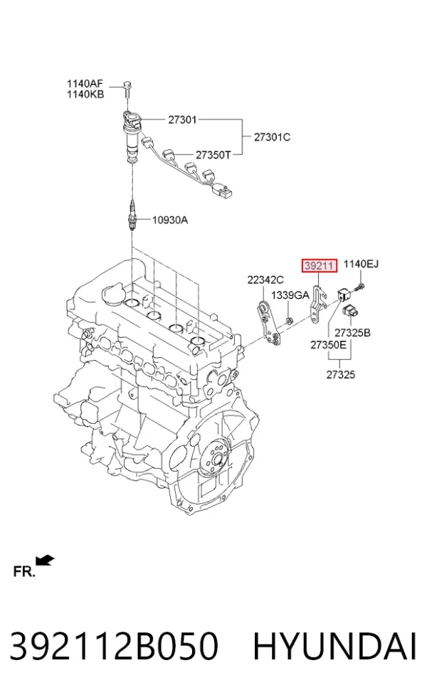  392112B050 Hyundai/Kia