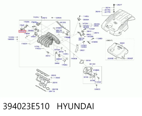  394023E510 Hyundai/Kia