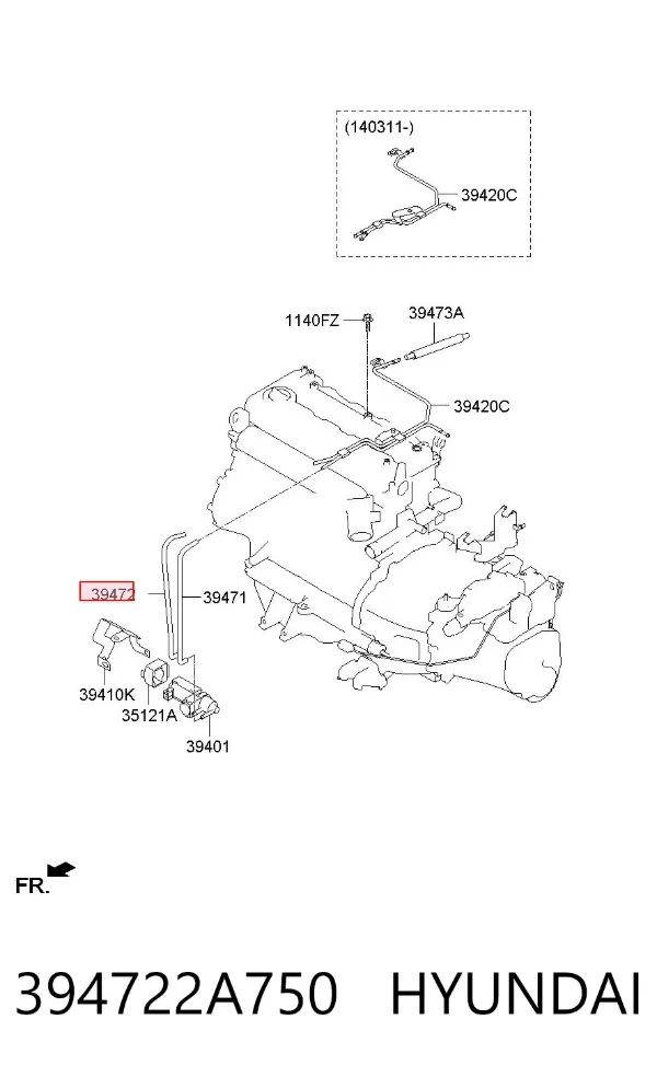  394722A750 Hyundai/Kia