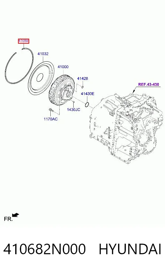  410682N000 Hyundai/Kia