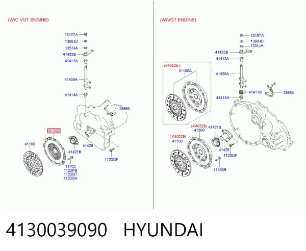 Корзина сцепления 4130039115 General Motors
