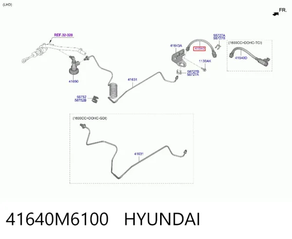  41640M6100 Hyundai/Kia
