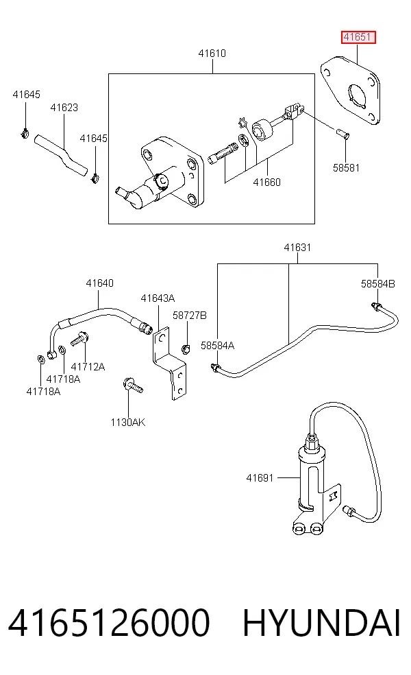  4165126000 Hyundai/Kia