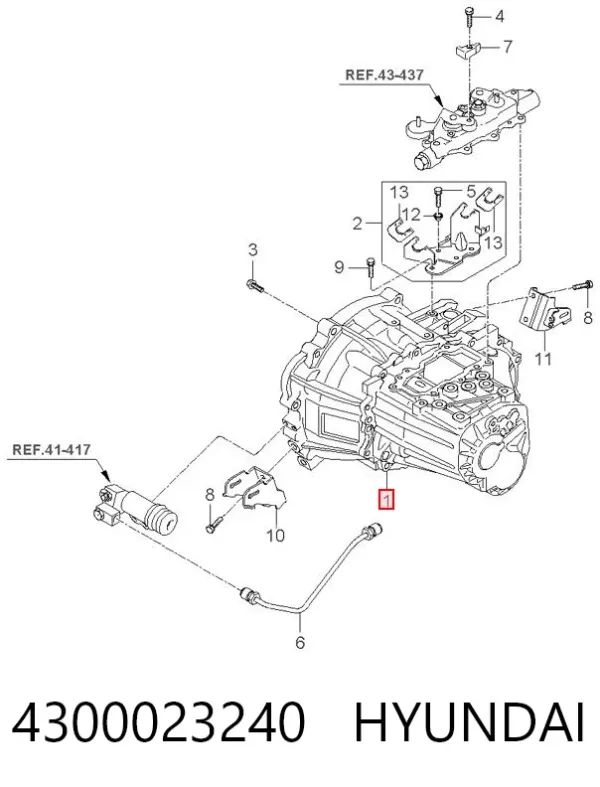 КПП 4300023240 Hyundai/Kia