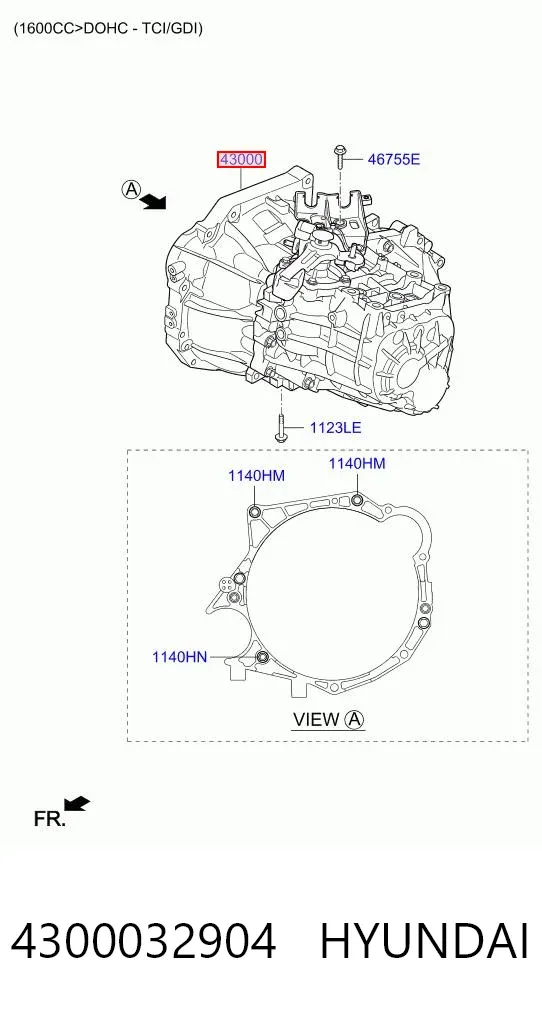 КПП 4300032904 Hyundai/Kia