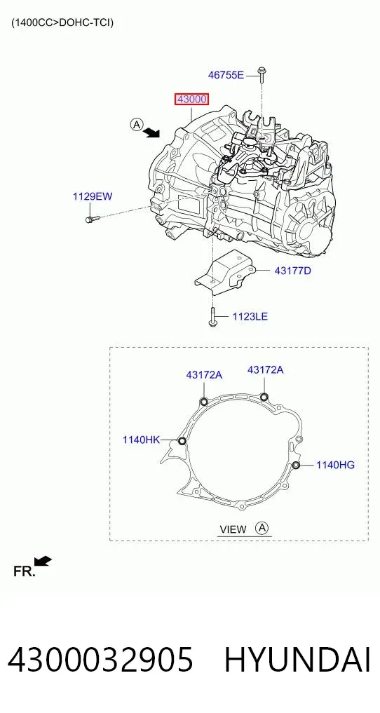 КПП 4300032905 Hyundai/Kia