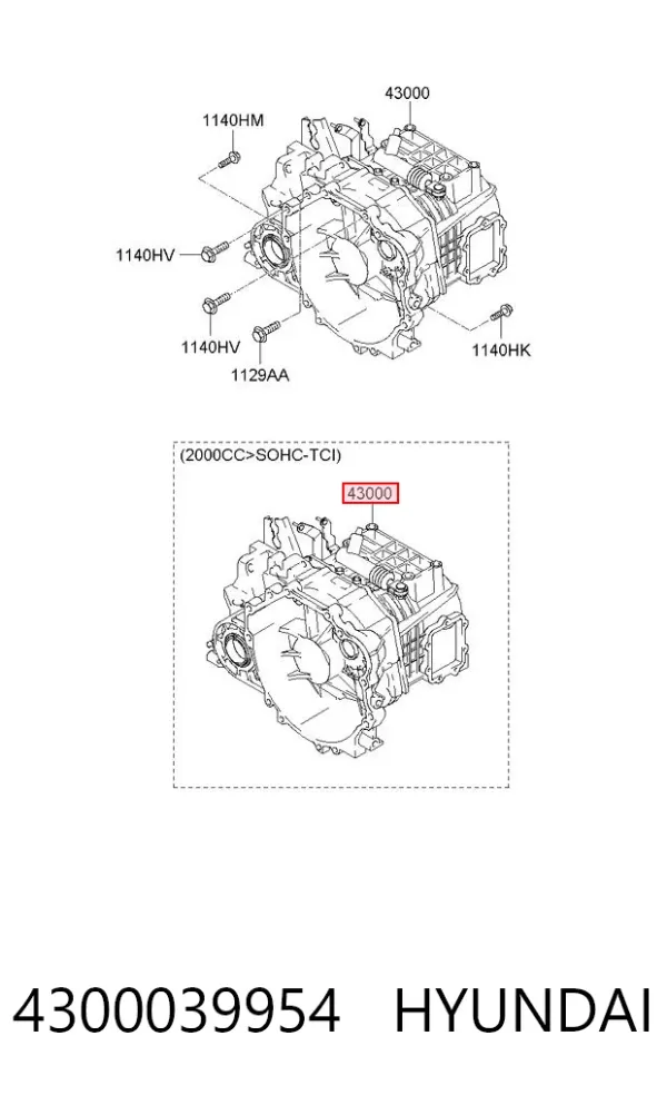 КПП 4300039954 Hyundai/Kia