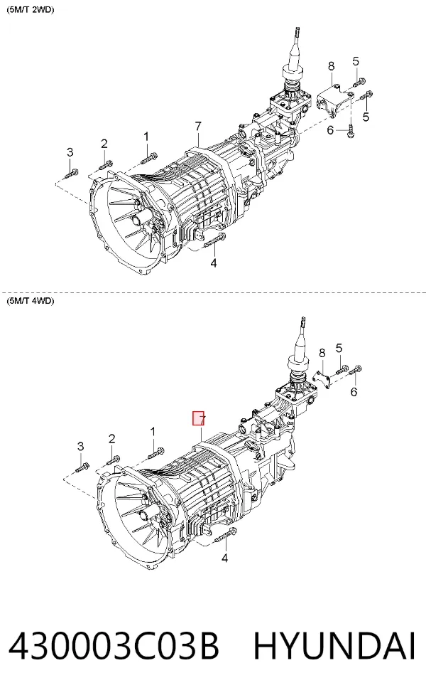 КПП 430003C03B Hyundai/Kia