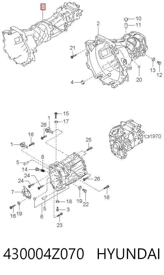 КПП 430004Z070 Hyundai/Kia