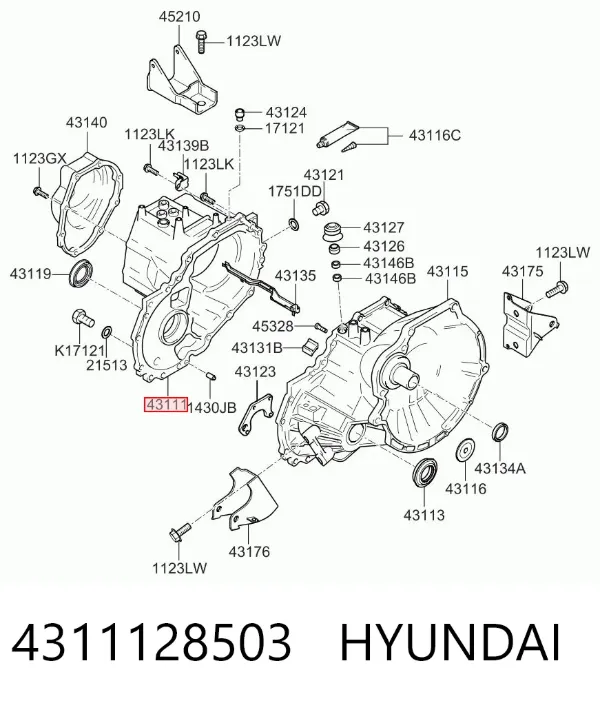 КПП 4311128503 Hyundai/Kia