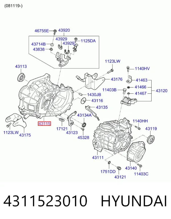  4311523010 Hyundai/Kia
