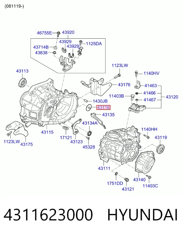  4311623000 Hyundai/Kia