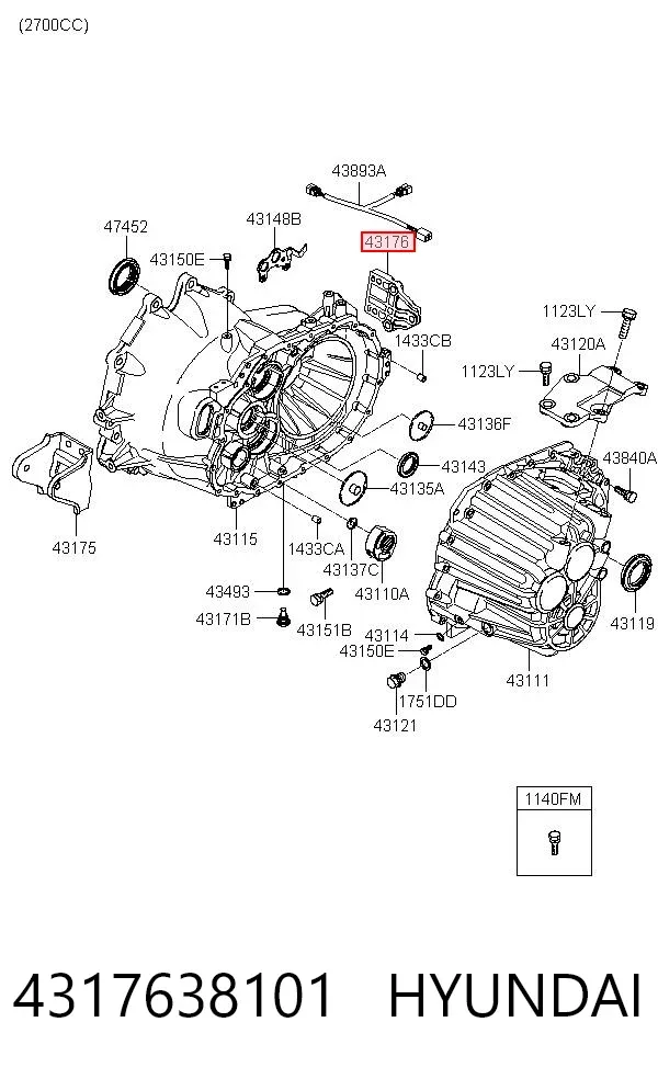  4317638101 Hyundai/Kia