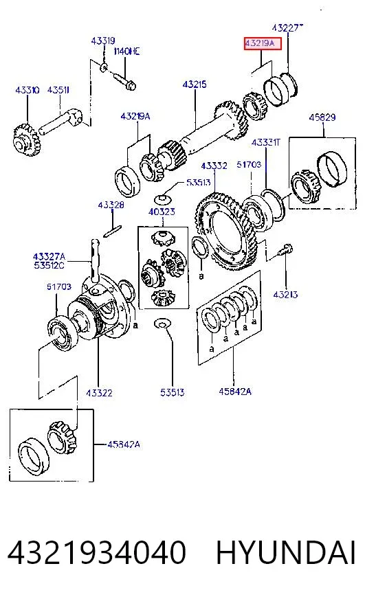  4321934040 Hyundai/Kia