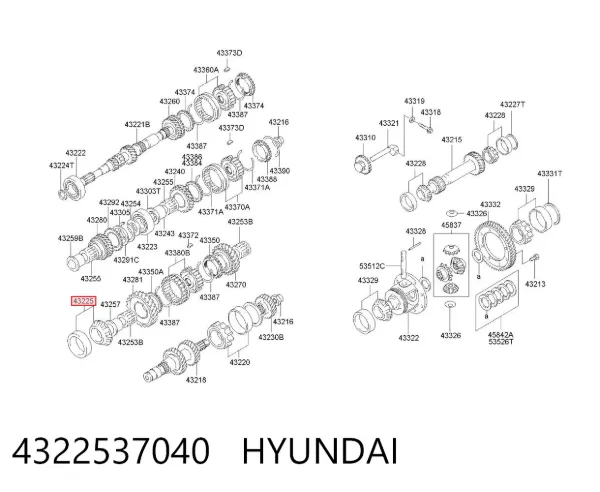  4322537040 Hyundai/Kia