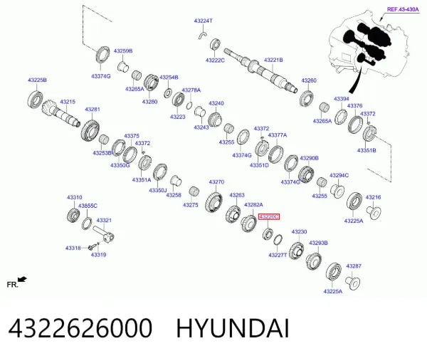 4322626000 Hyundai/Kia