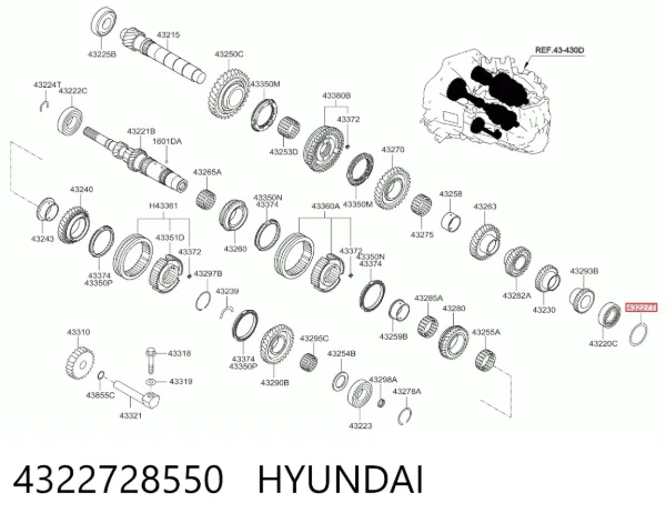  4322728550 Hyundai/Kia