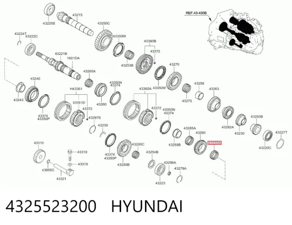 4325523200 Hyundai/Kia