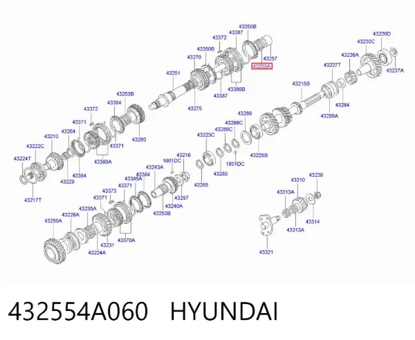  432554A060 Hyundai/Kia