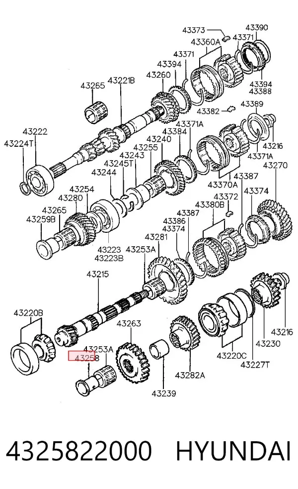  4325822000 Hyundai/Kia