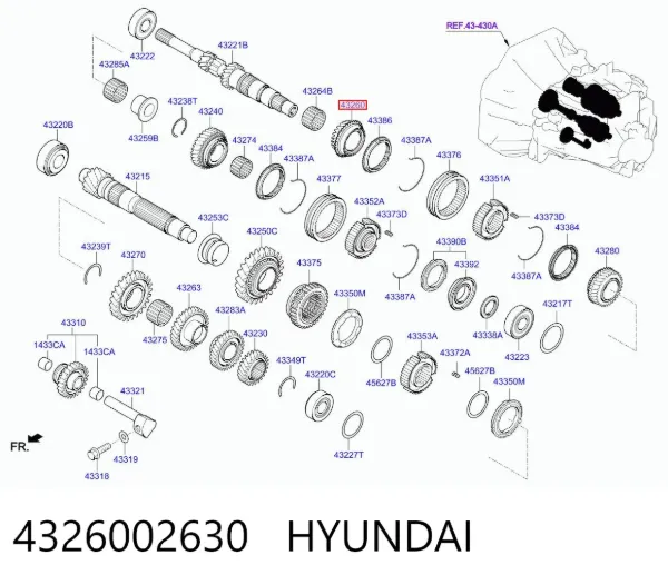  4326002630 Hyundai/Kia
