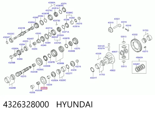  4326328000 Hyundai/Kia