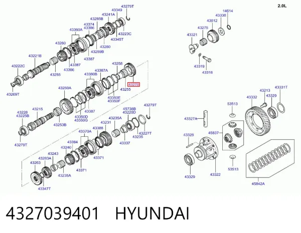 4327039401 Hyundai/Kia