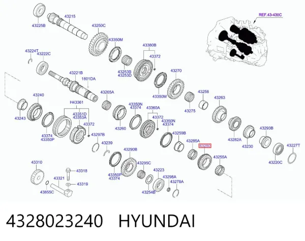  4328023240 Hyundai/Kia