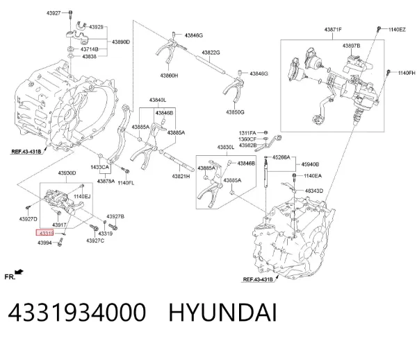  4331934000 Hyundai/Kia