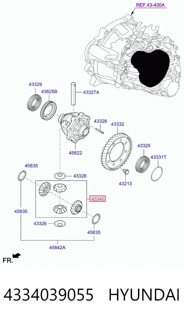  4334039055 Hyundai/Kia