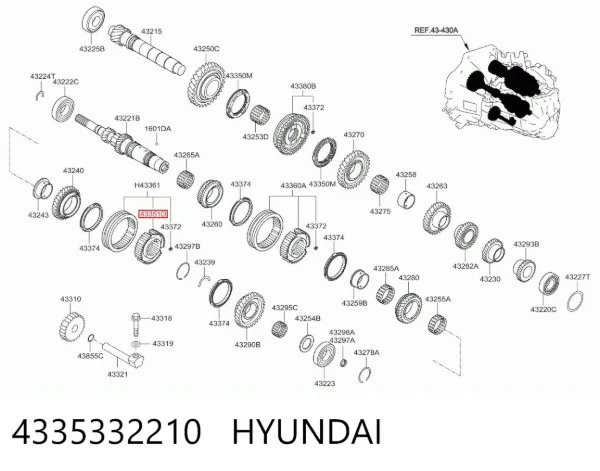  4335332210 Hyundai/Kia