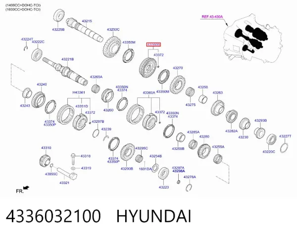  4336032100 Hyundai/Kia