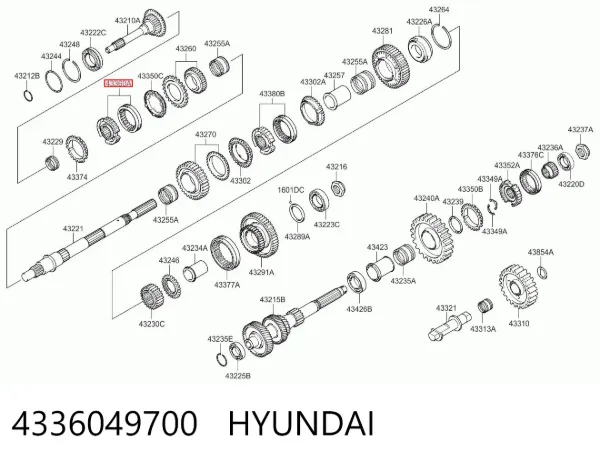  4336049700 Hyundai/Kia
