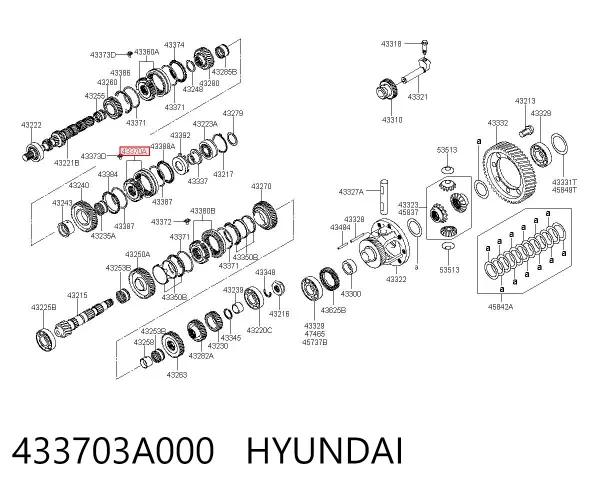  433703A000 Hyundai/Kia