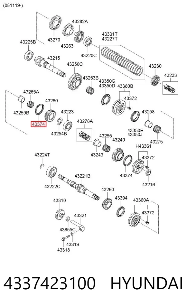  4337423100 Hyundai/Kia