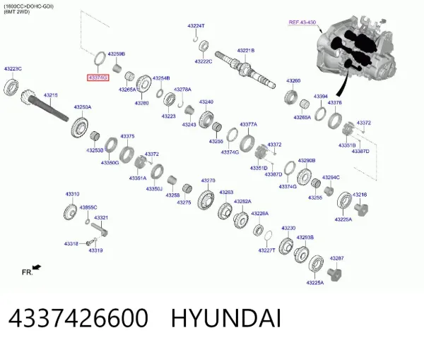  4337426600 Hyundai/Kia