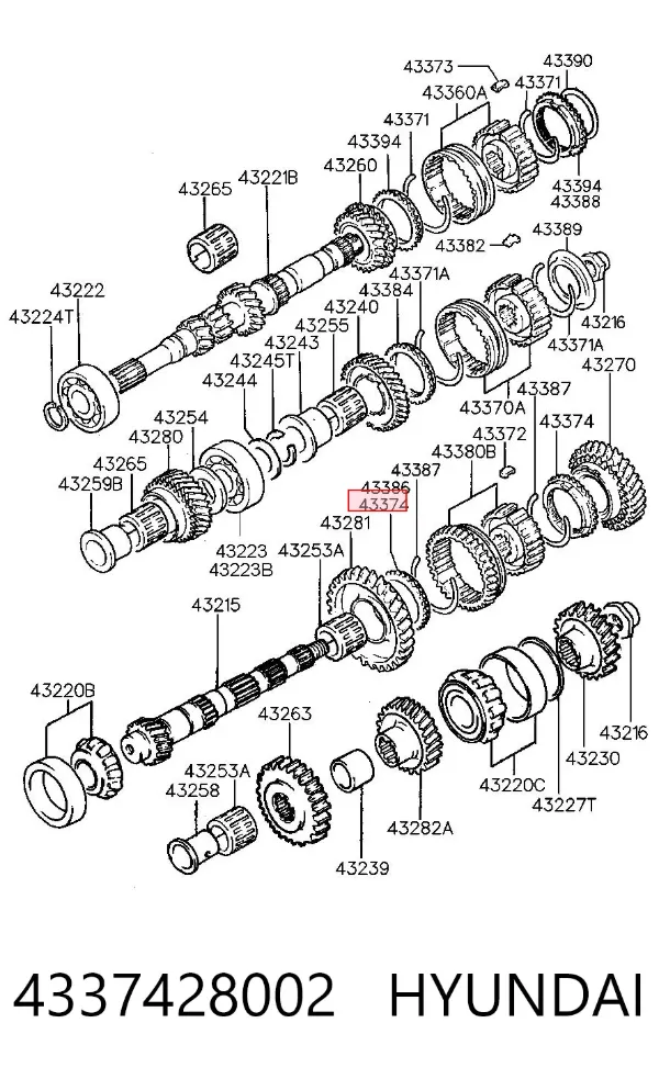  4337428002 Hyundai/Kia