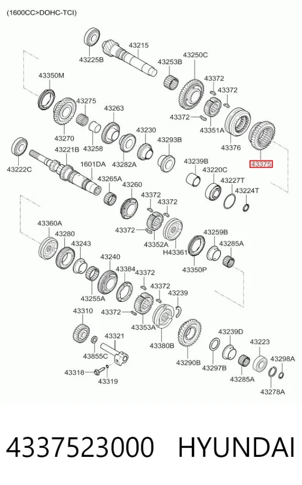  4337523000 Hyundai/Kia