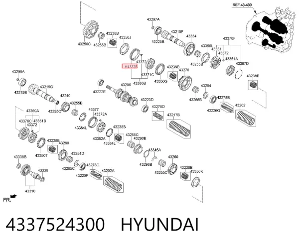  4337524300 Hyundai/Kia