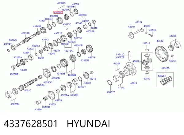  4337628501 Hyundai/Kia