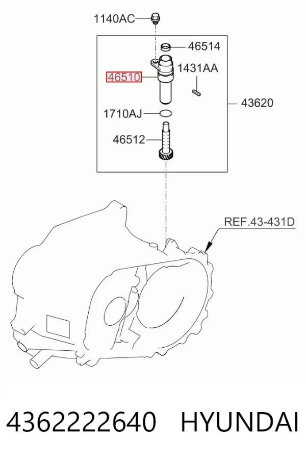  4362222640 Hyundai/Kia