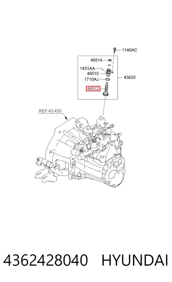  4362428040 Hyundai/Kia