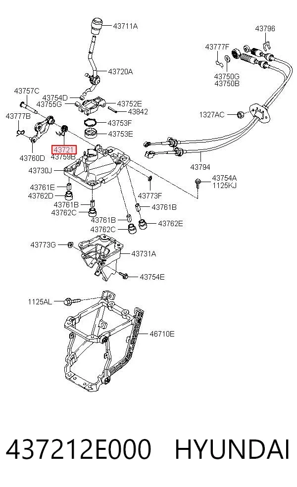  437212E000 Hyundai/Kia