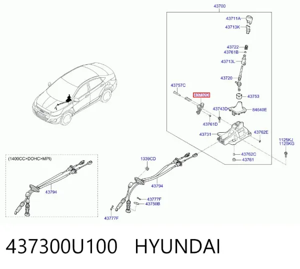  437300U100 Hyundai/Kia