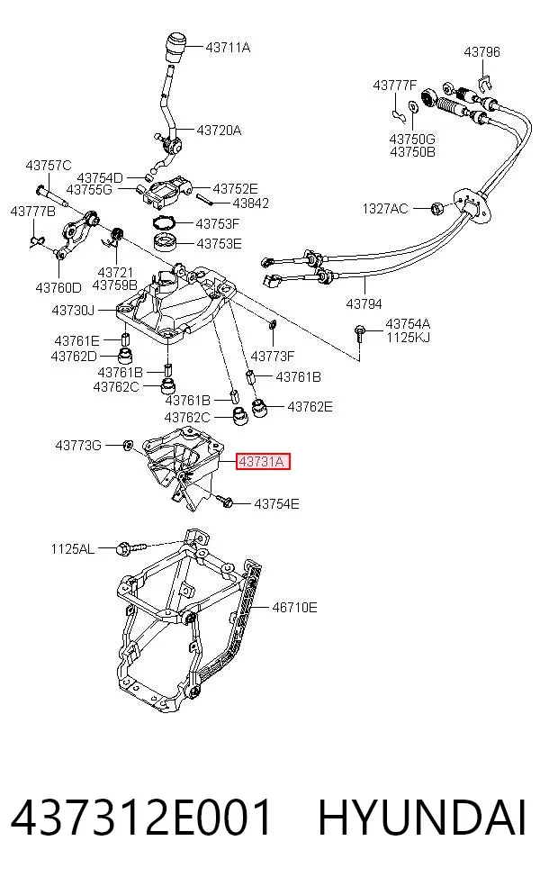  437312E001 Hyundai/Kia