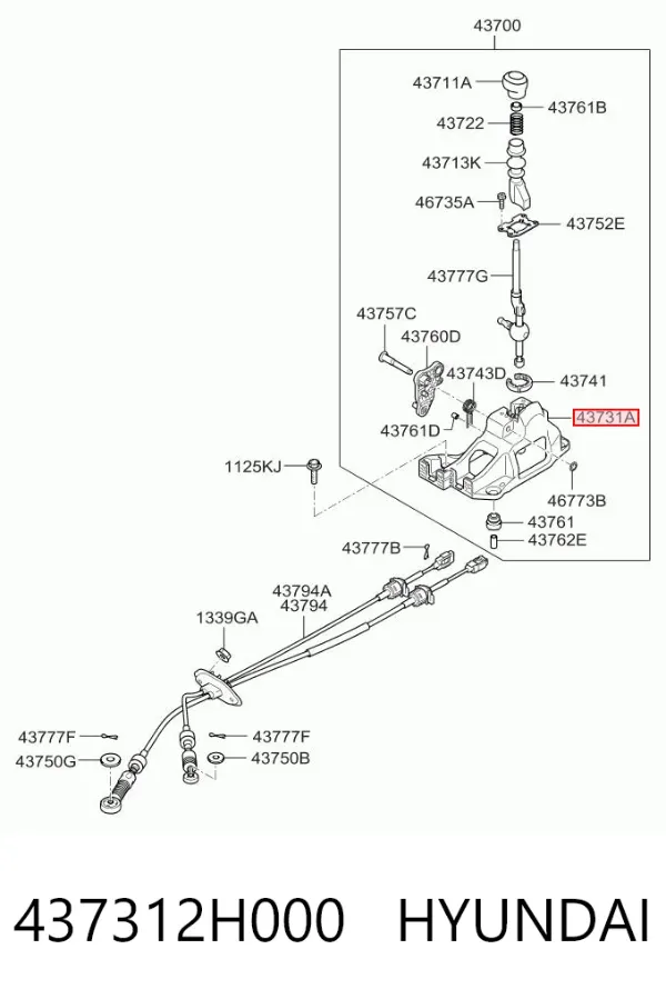  437312H000 Hyundai/Kia