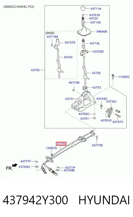 437942Y300 Hyundai/Kia