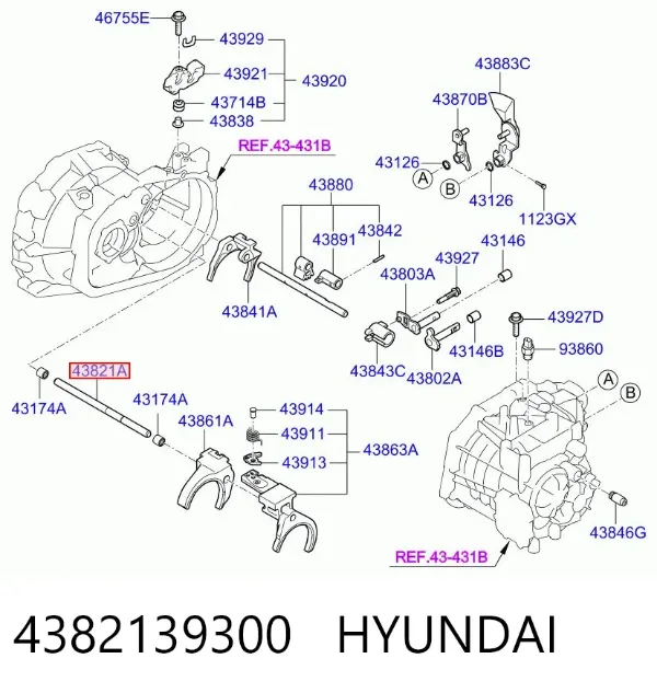  4382139300 Hyundai/Kia