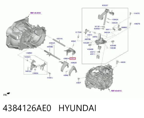  4384126AE0 Hyundai/Kia
